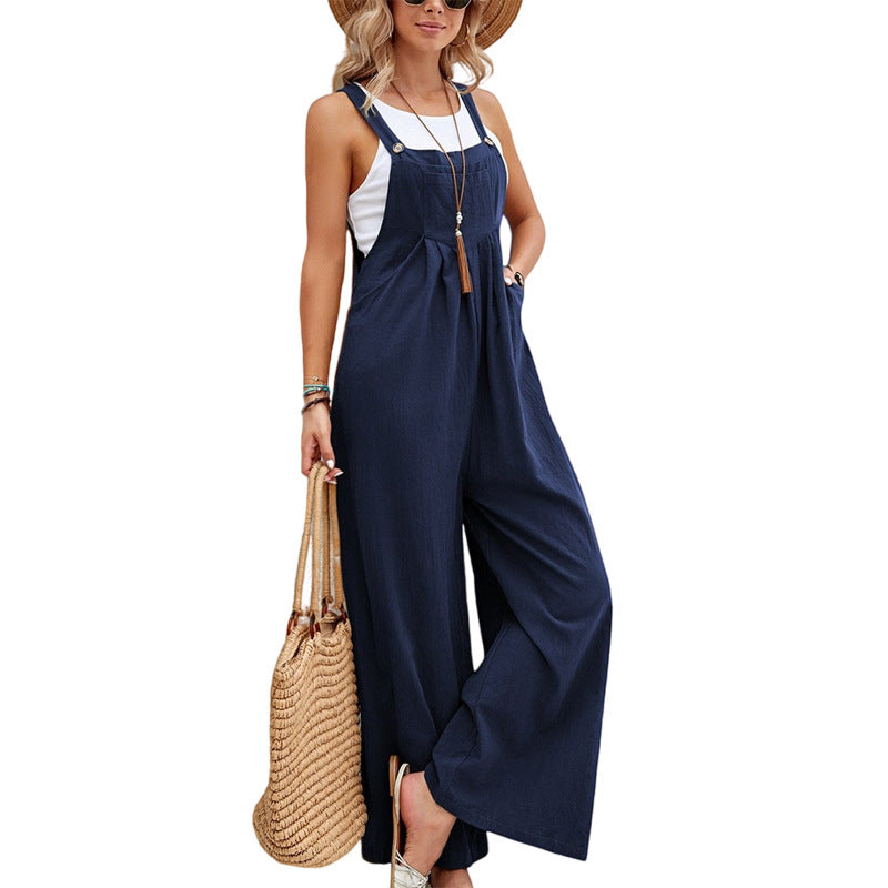 Baggy Woven Overalls