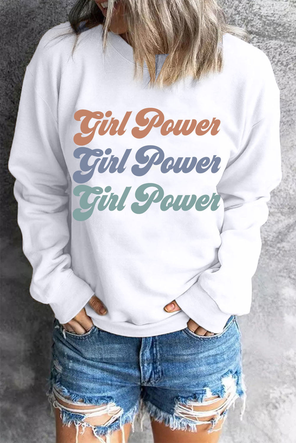 GIRL POWER Graphic Sweatshirt