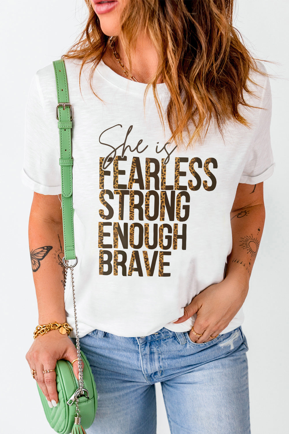 Fearless Strong Brave Graphic Tee