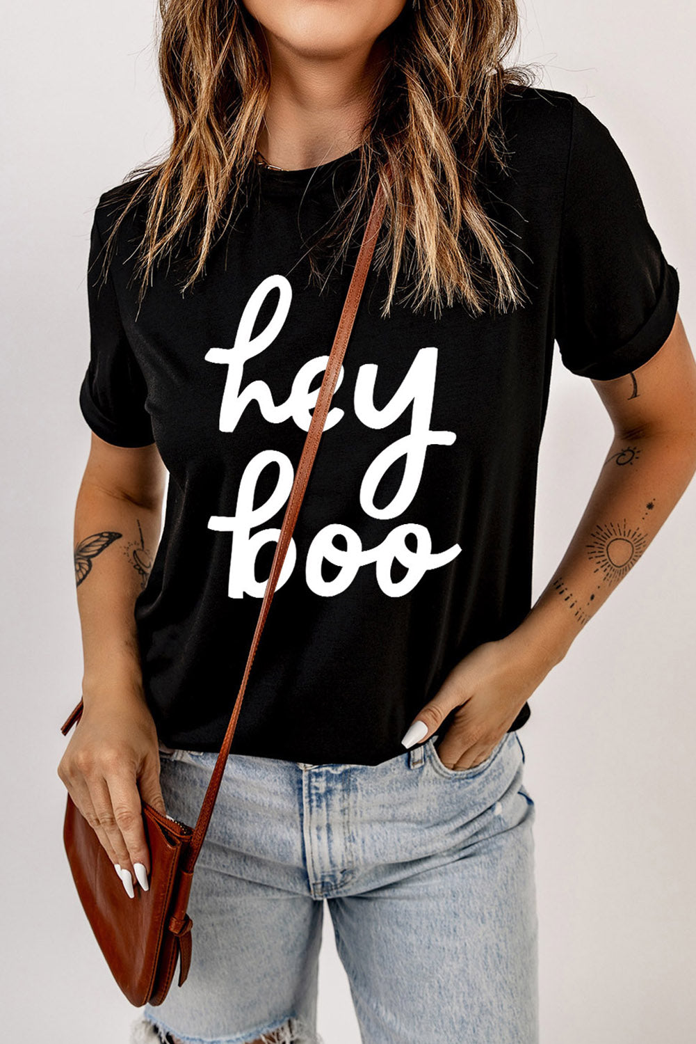 HEY BOO Graphic T-Shirt