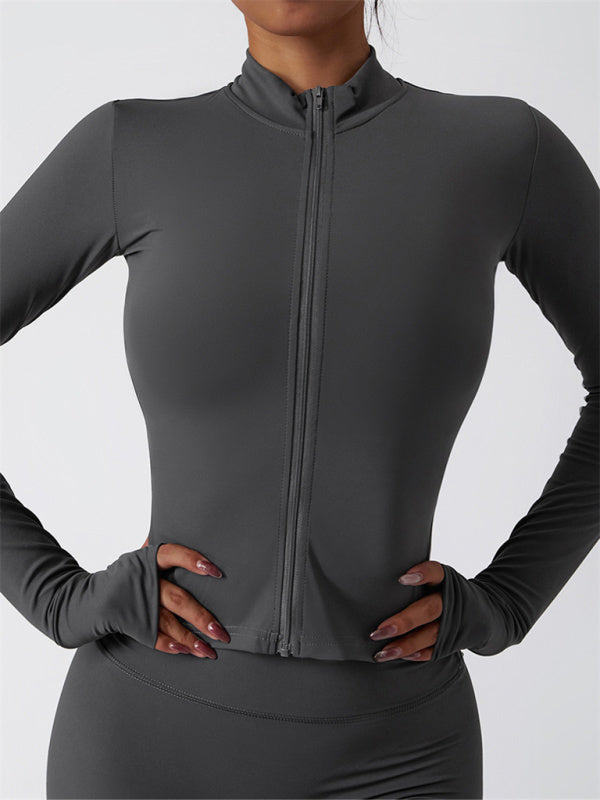 Breathable Quick-Dry Long Sleeve Zip Jacket
